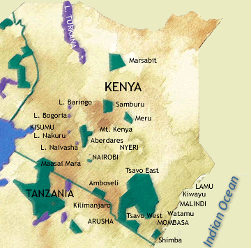 Kenya Map